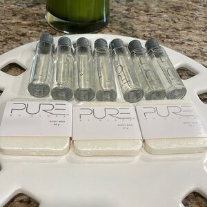 PURE by Gloss Body Bar Lemon Infusion & Body Wash travel lot